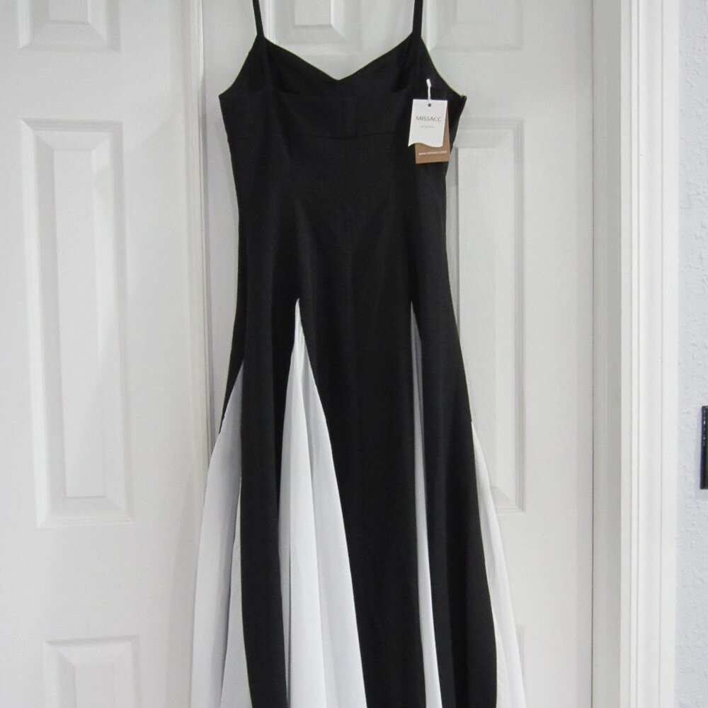 Missacc Brand New Black & White Formal Dress